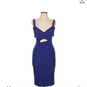 Elegant Alt.B Blue Sleeveless Dress